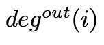 Out-degree of a Node