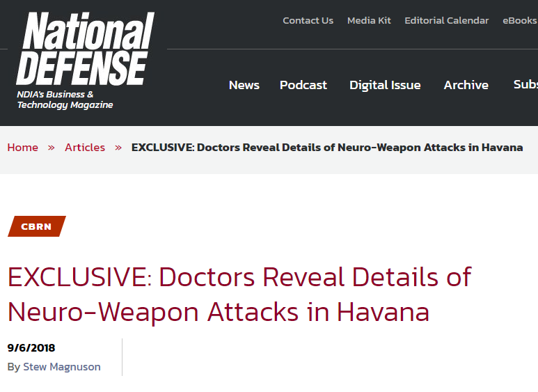 Media speculation on foreign involvement in Havana Syndrome