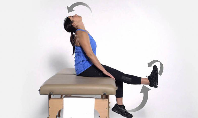 Seated Nerve Slider Exercise