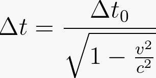 Diagram illustrating time dilation in relativity