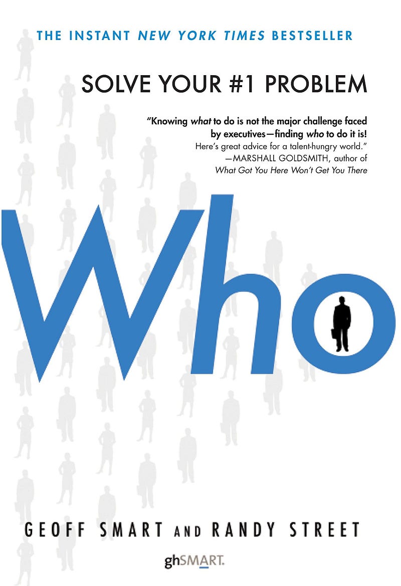 Cover of "Who: The A Method for Hiring"