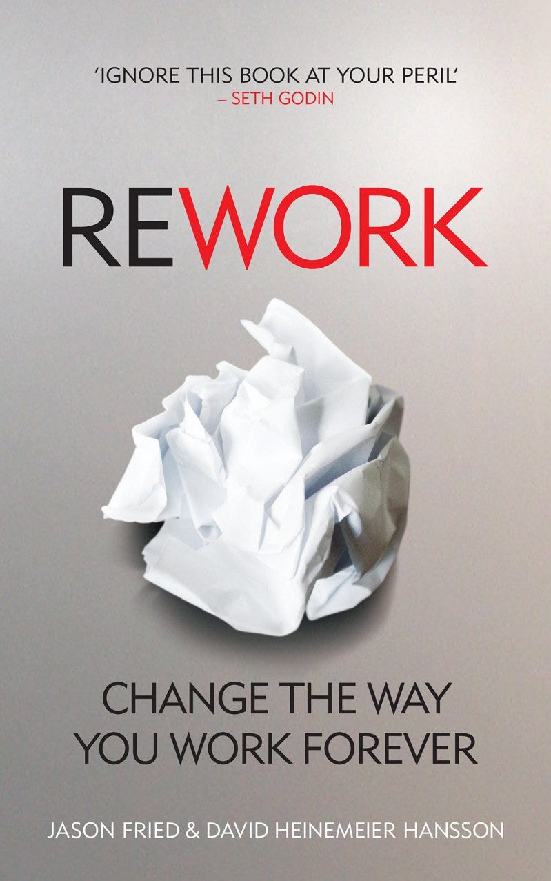 Cover of "ReWork"