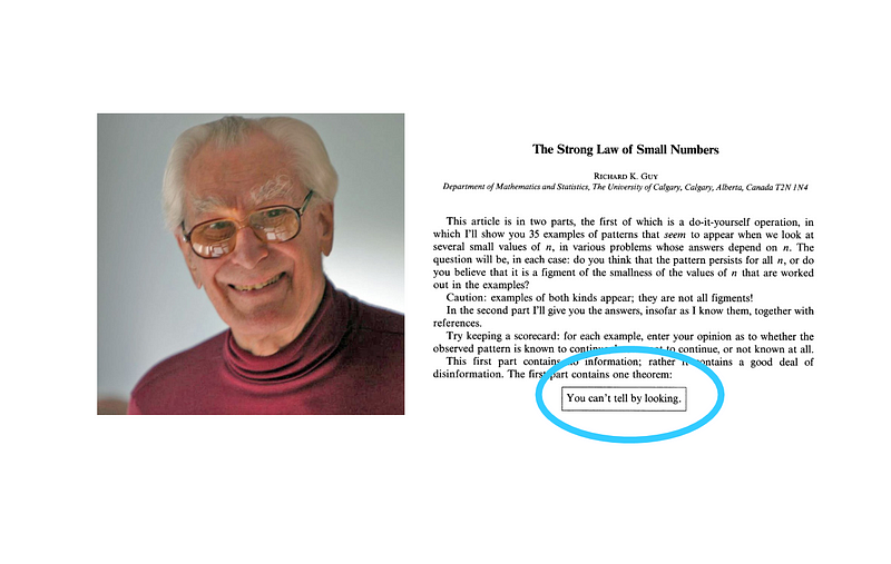 Richard K. Guy and his exploration of small numbers