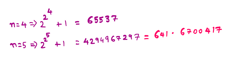 The emergence of non-prime numbers