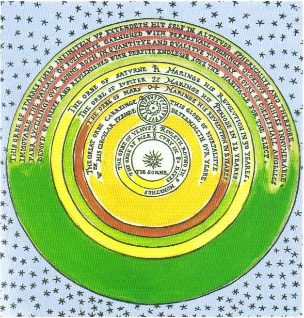 Map of Stars in Infinite Space by Thomas Digges