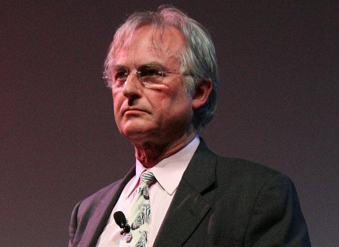 Richard Dawkins speaking at a university event