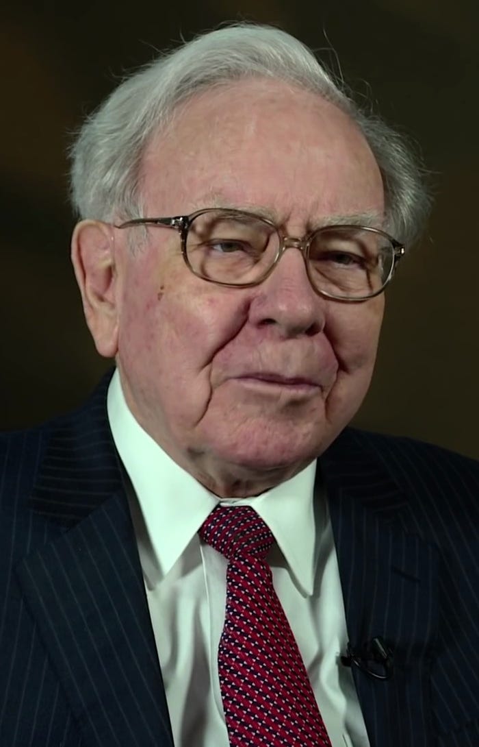 Warren Buffett giving investment advice