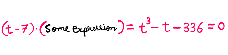 Unsolved reworked equation illustration