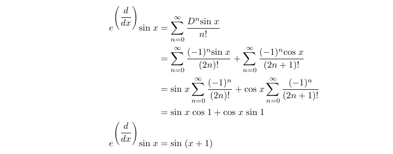 Applying repeated differentiation