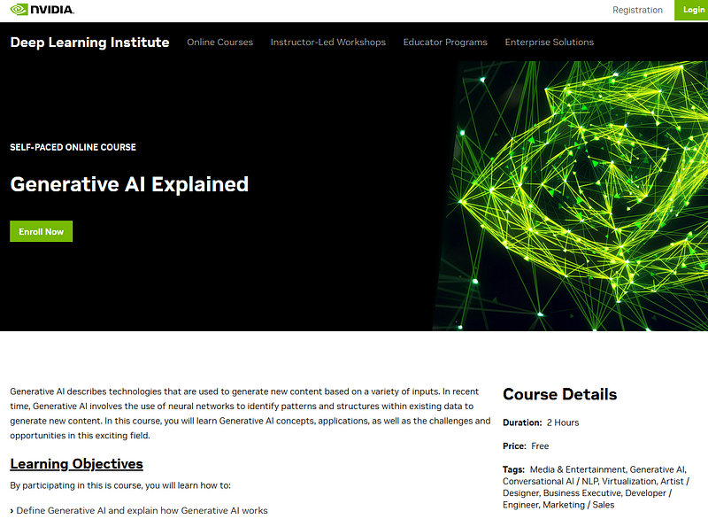 Generative AI Explained Course Overview