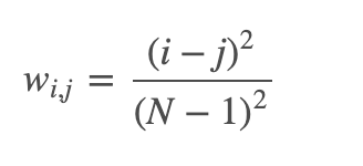 Histogram matrix for QWK calculation