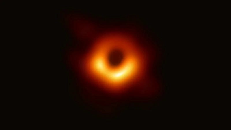 Image of a supermassive black hole