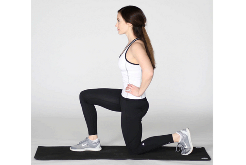 Stretching the hip flexors for improved mobility