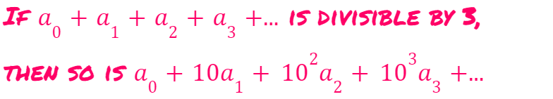 Mathematical expression related to divisibility