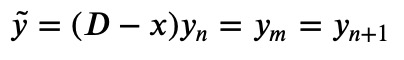 Reiteration of the interchanged equation