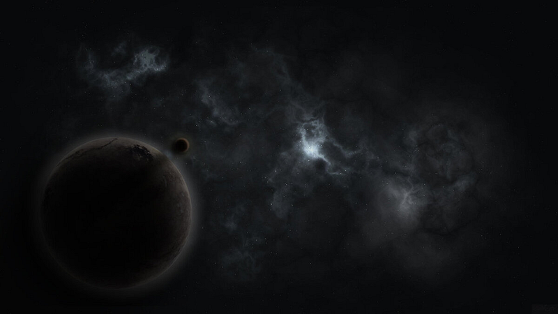 Artistic representation of rogue planets