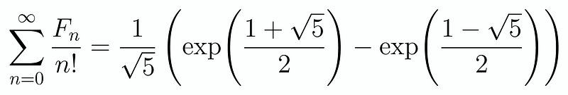 Final Expression for Fibonacci Sum