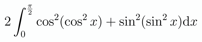 Simplified integral representation