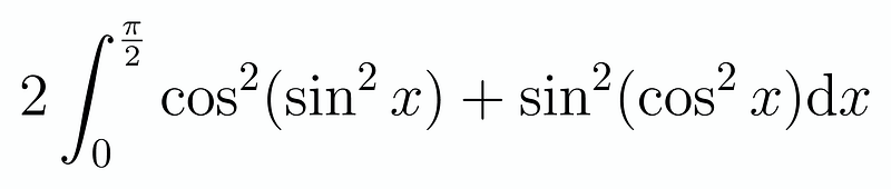 Advanced integral form