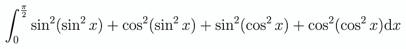 Combined integral expression