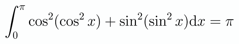 Conclusive result of the integral