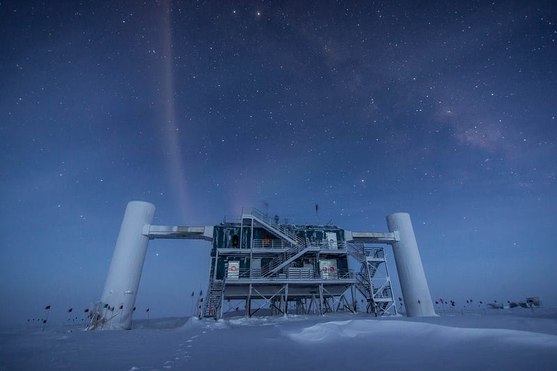 Scientists studying neutrinos