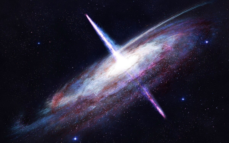 The structure of a quasar's accretion disk