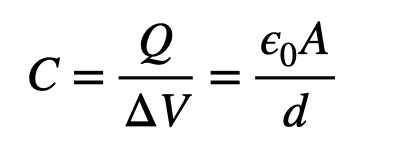 Capacitance dependence on capacitor shape