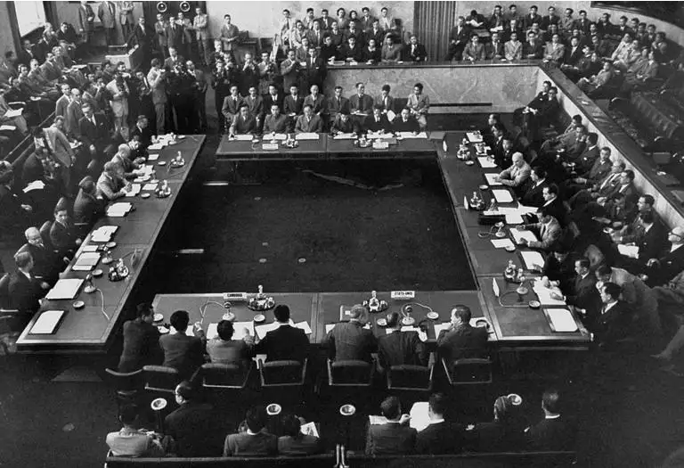 The Geneva Conference negotiations