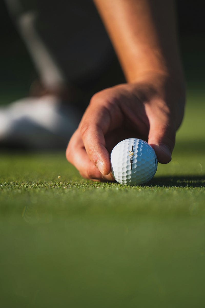 A serene golf course landscape